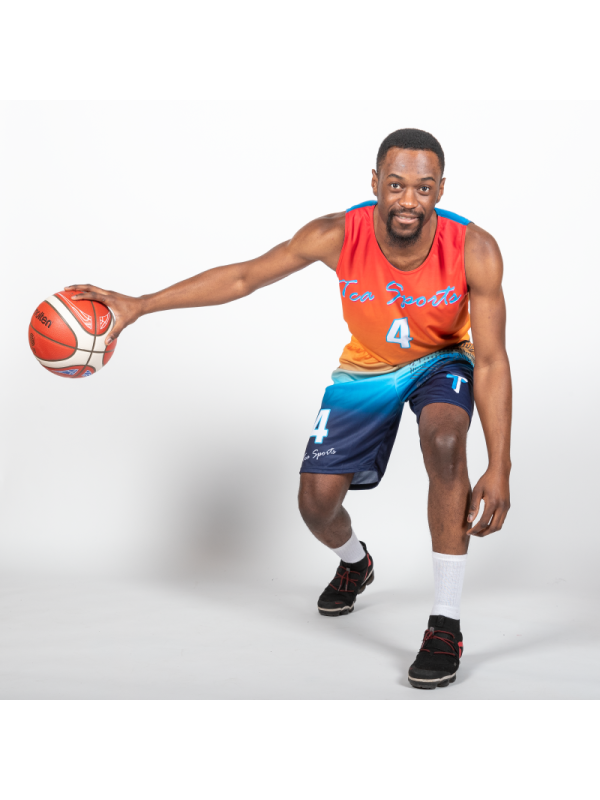 Tenues de Basket full-réversible - coupe droite unisexe