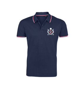 Polo brodé homme navy ADLS