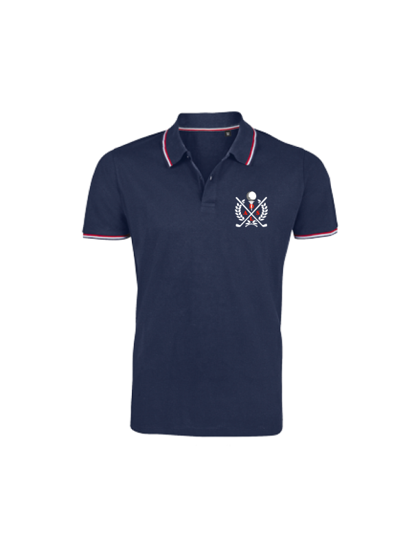 Polo brodé homme navy ADLS