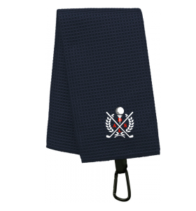 Serviette golf personnalisée navy ADLS