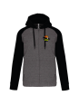 Sweat zippé à capuche contrasté Viry-Châtillon Basket