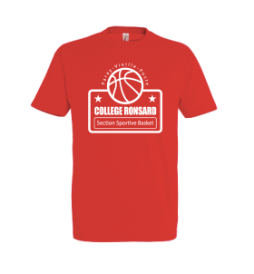 T-shirt section basket - collège Ronsard