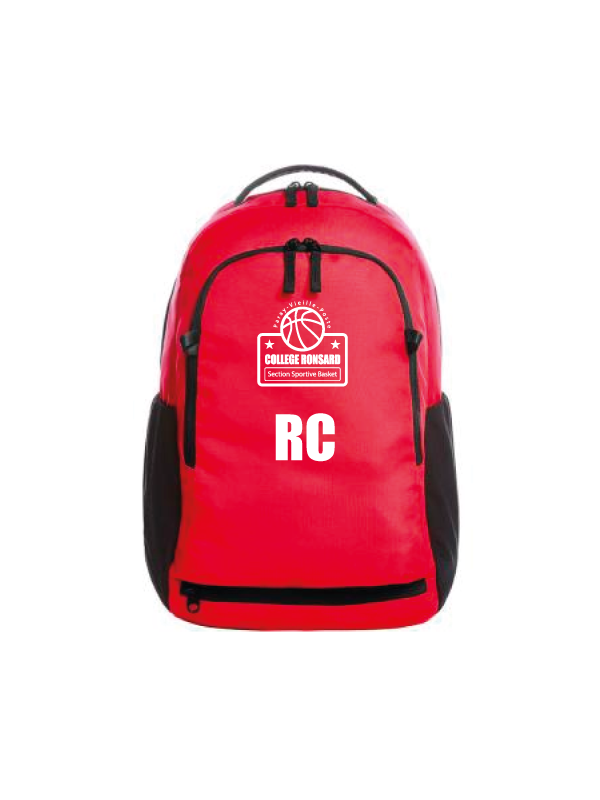Sac à dos 25 litres section Basket collège Ronsard