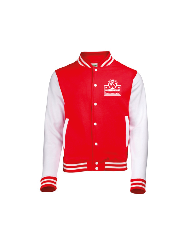 Veste teddy section basket - collège Ronsard