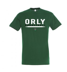 T-shirt vert coton Orly Basket