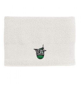 Serviette brodée logo Orly Basket