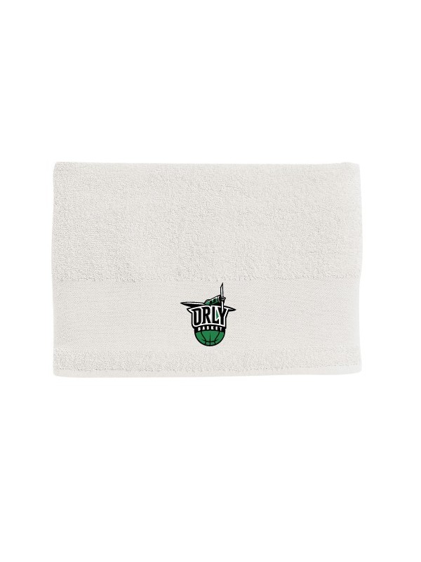 Serviette brodée logo Orly Basket