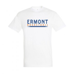 T-shirt blanc coton Ermont Basket