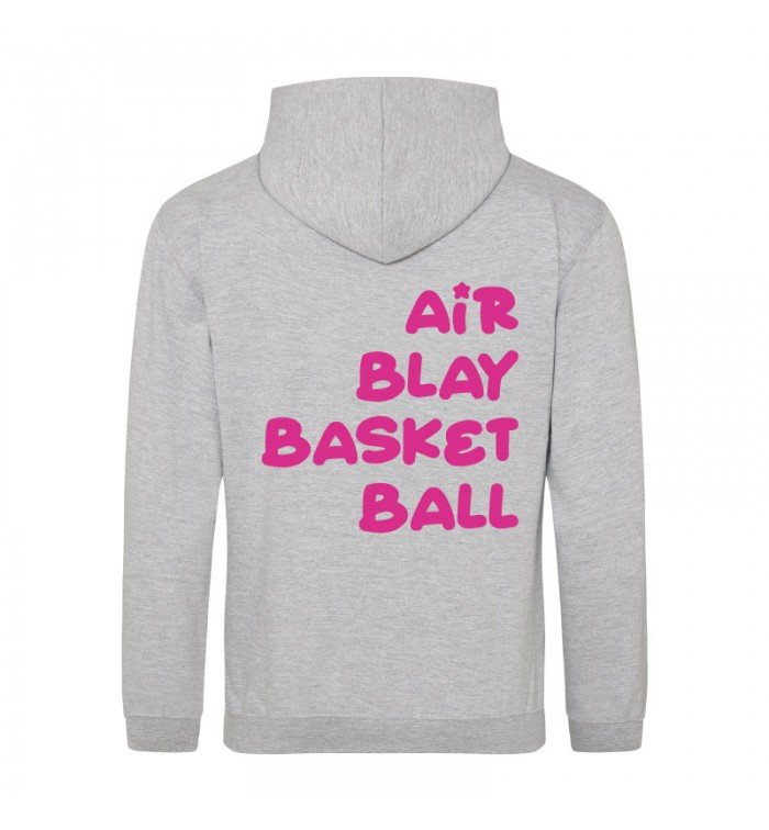 Sweat à capuche gris AIRblay