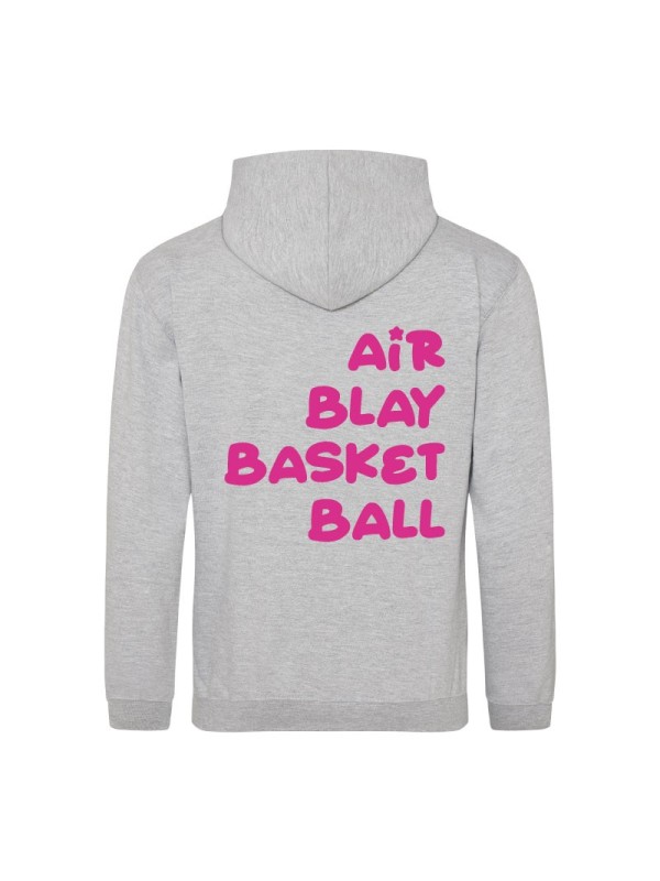 Sweat à capuche gris AIRblay