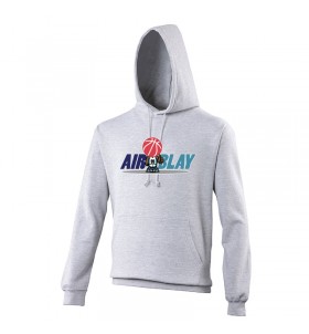 Sweat à capuche gris AIRblay