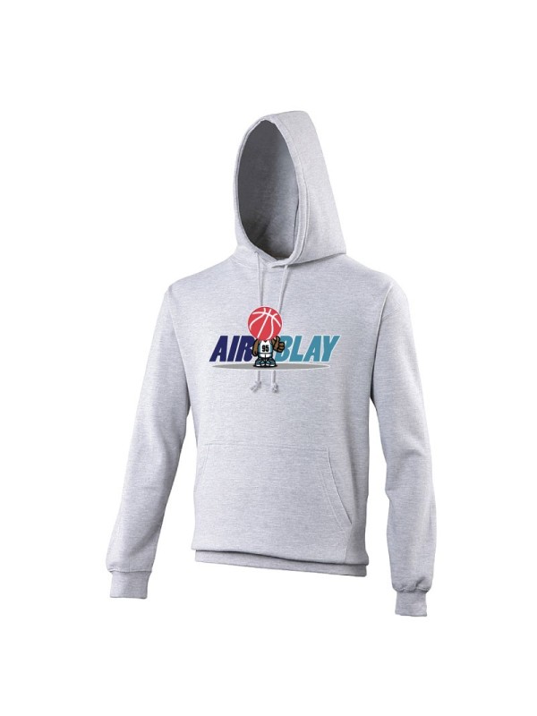 Sweat à capuche gris AIRblay