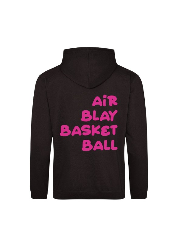 Sweat à capuche noir Herblay