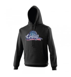 Sweat à capuche noir Herblay