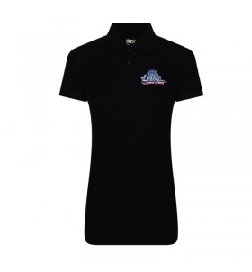 Polo noir coupe femme Herblay