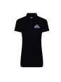 Polo noir coupe femme Herblay