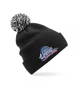 Bonnet pompon logo brodé Herblay