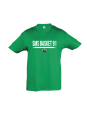T-shirt vert coton SMS91 Basket