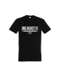 T-shirt noir coton SMS91 Basket