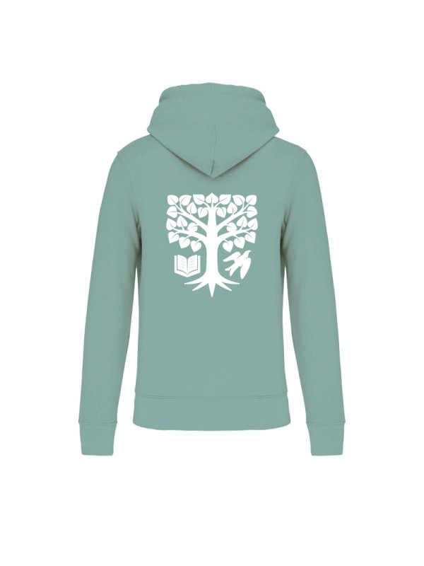 Bio Hooded sweater - sage - Ermitage Maisons-Laffitte