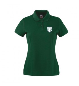 Polo femme bottle green