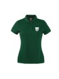 Polo femme bottle green