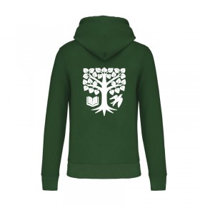 Bio Hooded sweater - bottle green - Ermitage Maisons-Laffitte