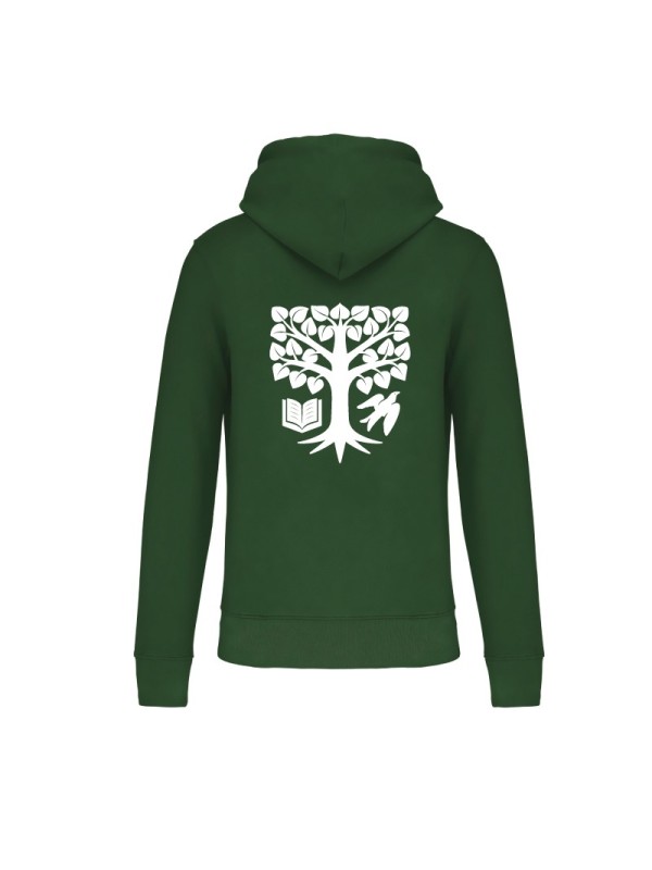 Bio Hooded sweater - bottle green - Ermitage Maisons-Laffitte