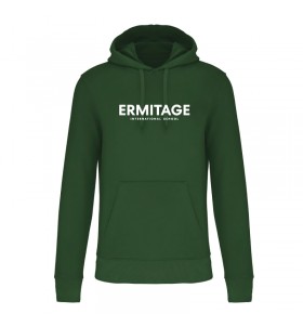 Bio Hooded sweater - bottle green - Ermitage Maisons-Laffitte