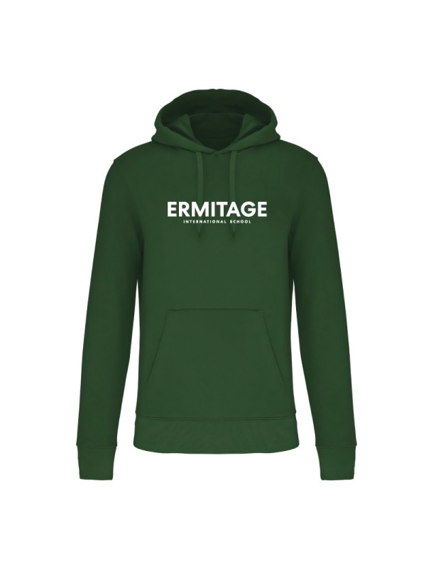 Bio Hooded sweater - bottle green - Ermitage Maisons-Laffitte