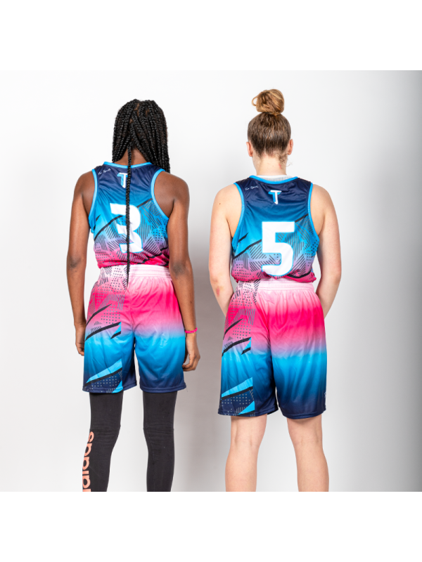 Tenues de Basket personnalisées - dos nageur