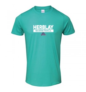 T-shirt Turquoise HERBLAY STYLE