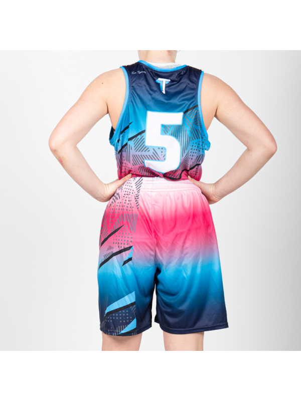 Tenues de Basket personnalisées - dos nageur