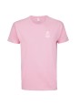 T-shirt coton - baby pink - Logo coeur Lycée Marie Curie - Versailles