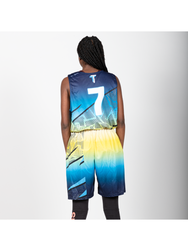 Tenues de Basket semi-réversible - coupe femme cintrée
