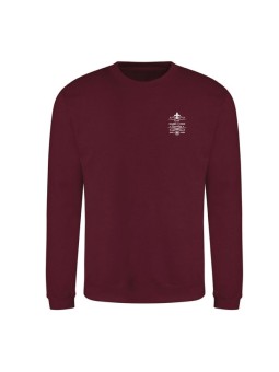 Sweater sans capuche - marquage coeur et dos - Lycée Marie Curie - Versailles - 2025/2026