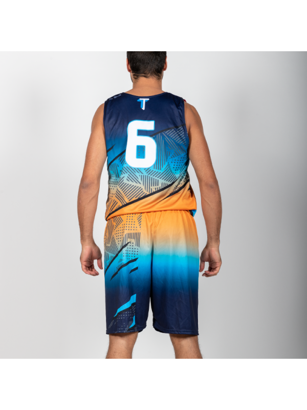 Tenues de Basket semi-réversible - coupe droite unisexe