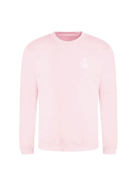 Sweater sans capuche - marquage coeur et dos - Lycée Marie Curie - Versailles - 2025/2026