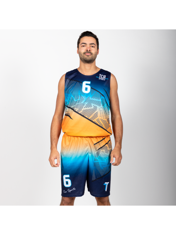 Tenues de Basket semi-réversible - coupe droite unisexe