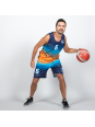 Tenues de Basket semi-réversible - coupe droite unisexe