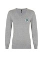 V-neck homme - grey mélange - Ermitage School Maisons-Laffitte
