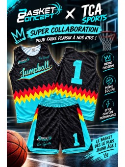 Tenue de basketball d'entrainement kids