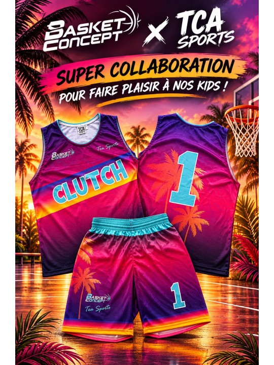 Tenues d'entrainement de basketball enfant - CLUTCH