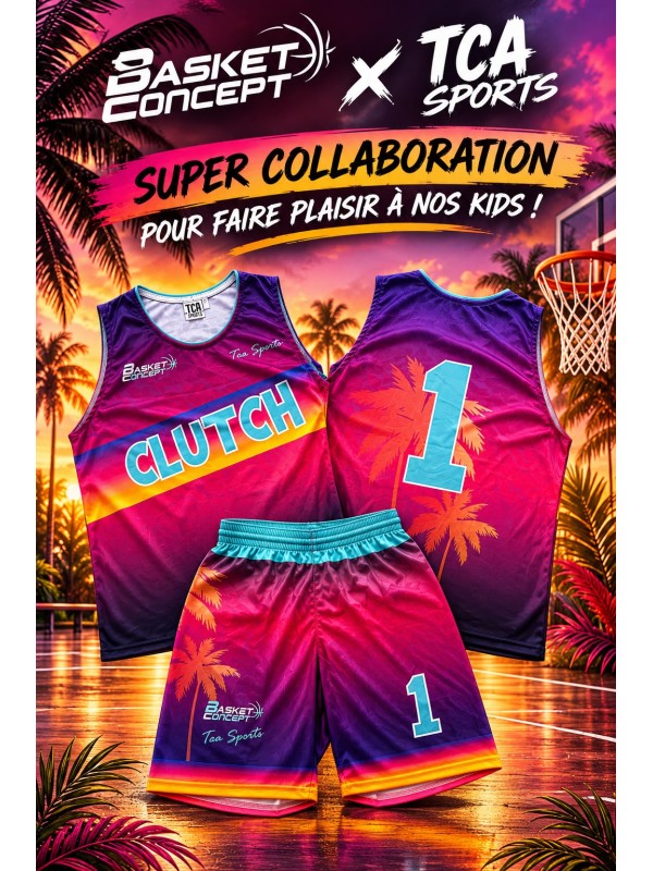 Tenues d'entrainement de basketball enfant - CLUTCH