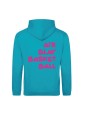Sweat à capuche turquoise Herblay Club