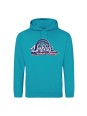 Sweat à capuche turquoise Herblay Club